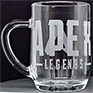 Apex sandblast engraved 1 pint tankard