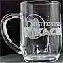 Detective Pikachu sandblast engraved 1 pint tankard