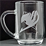 Fairy Tail sandblast engraved 1 pint tankard
