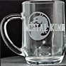 Mortal Kombat sandblast engraved 1 pint tankard