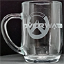 Overwatch sandblast engraved 1 pint tankard