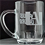 Plus Ultra sandblast engraved 1 pint tankard