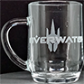Reinhardt sandblast engraved 1 pint tankard